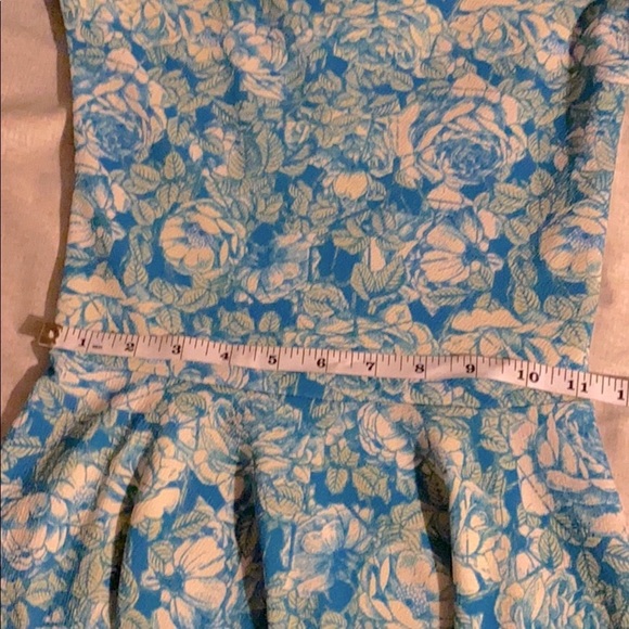 NEW  Lularoe blue floral dress size-XXS - Picture 4 of 10